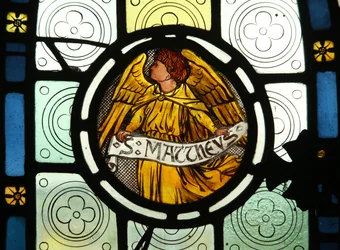 Evangelist-emblem: St Matteus