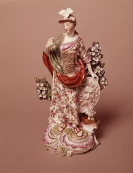 Figur av gudinnen Athena, Derby Porcelain Works, ca. 1800 (porselen)