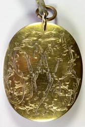 Ramme for et miniatyrportrett av en gentleman kalt William Lord Russell (gull) (se også 3076203)