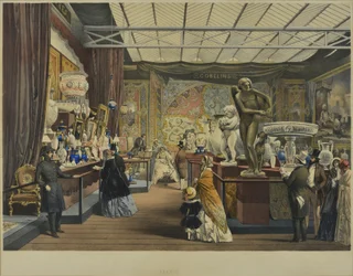 Fra "Dickinsons omfattende bilder av den store utstillingen i 1851", publisert 1854 Frankrike, 1854