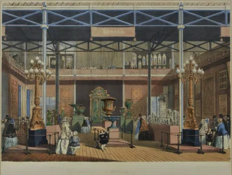 Fra "Dickinsons omfattende bilder av den store utstillingen i 1851", publisert 1854 Russland, 1854