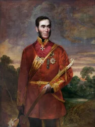 General Sir Richard Dacres (olje på lerret)