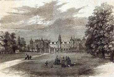 Hatfield House, setet til markisen av Salisbury, fra 