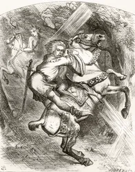 Illustrasjon etter J. Tenniel for diktet 