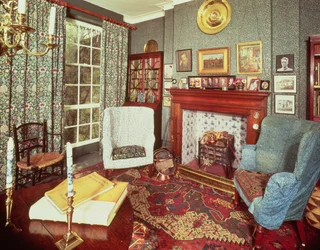 Interiør av No.8 Hammersmith Terrace, bygget ca. 1735