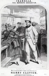 Isabella the Barbers Daughter, reklame for musikken til Harry Clifton, 1865