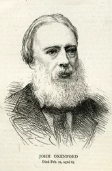 John Oxenford (1812-77) illustrasjon fra The Graphic 1877
