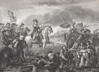 Kong William III i slaget ved Boyne, 1690, fra 