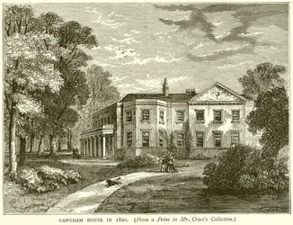 Langham House i 1820