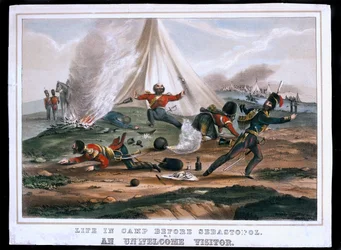 Life in Camp before Sebastopol, nr. 2: An Unwelcome Visitor, utgitt av Read and Company, 1854