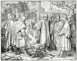 Luther brenner pavens okse i 1520, 1882