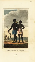 Mann og kvinne fra Senegal