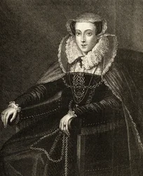 Mary Queen of Scots (1542-87) (gravering)