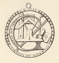 Frimurersegl, fra «The History of Freemasonry, bind III», utgitt av Thomas C. Jack, London, 1883