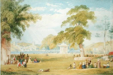 Meadows of the Sweet Waters of Asia (akvarell på papir)