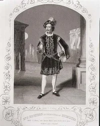 Mr P. Ritchings (fra Philadelphia) som Mercutio, Act I Scene 4 av 