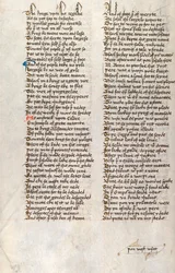 Ms326 f166v, Confessio Amantis av John Gower (penn og blekk på vellum)