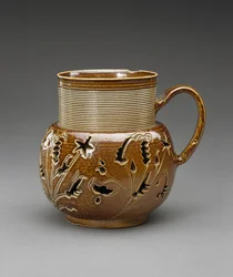 Krus, c. 1690-1705 (saltglasert steintøy)