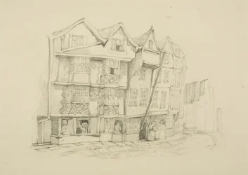 Nordsiden av Baldwin Street (blyant på papir)
