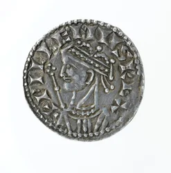 Forsiden av en krone, fra regjeringen til William I (sølv)