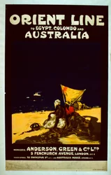 Orient Line-plakat, ca. 1920