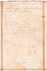 Side fra et album som tilhører Henry Morton Stanley