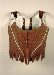Par stag, ca. 1775 (lin og hvalbein)
