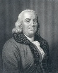 Portrett av Benjamin Franklin, ca. 1833