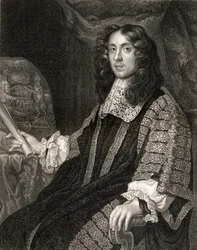 Portrett av Heneage Finch (1621-82), fra Lodges British Portraits, 1823