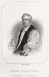 Portrett av John Tillotson, erkebiskop av Canterbury, 1835
