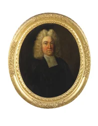 Portrett av pastor Joseph Cookson, tidlig på 1700-tallet (olje på lerret)