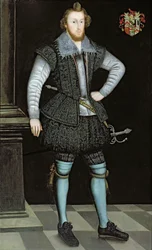 Portrett av Sir Edward Fox fra Gwrrnego