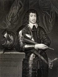 Portrett av Spencer Compton (1601-43) 2nd Earl of Northampton, fra Lodges British Portraits, 1823