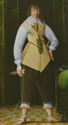 Portrett av en royalistisk kavalerioffiser, ca. 1640 (olje på kobber)