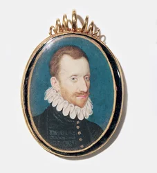 Portrett av en mann (akvarell på vellum)