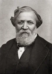 Portrett av den engelske poeten Robert Browning (1812–89)