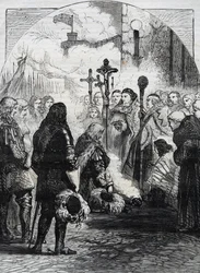 Mottakelse av James II i Dublin, publisert i 