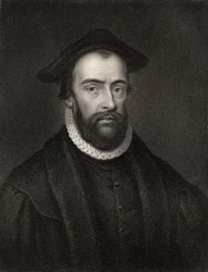 Pastor John Bradford, gravert ved J. Jenkins, fra «The National Portrait Gallery, Volume I», utgitt omkring 1820