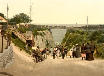 Havutsikt (håndfarget bilde)