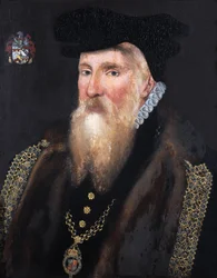 Sir Gilbert Dethick, våpenkonge med strømpebånd
