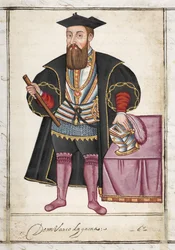 Sloane MS 197 f.18r Vasco da Gama, fra 