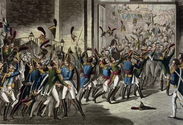 Napoleons ankomst (1769-1821) ved Tuileriene 20. mars 1815