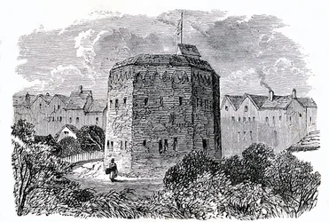 The Beargarden, Southwark, London (litho)