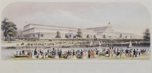 Crystal Palace i Hyde Park til Den store internasjonale utstillingen i 1851