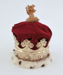 Hertuginnen av Norfolks Coronet (forgylt sølv, fløyel og hermelin)