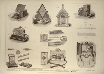 Den elektriske utstillingen på Crystal Palace, fra The Illustrated London News, 18. mars 1882