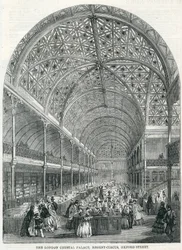 London Crystal Palace, Regent Circus, Oxford Street, 1858