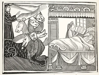 The Miracle of Miracles, illustrasjon fra Chap-books of the Eighteenth Century av John Ashton, pub. 1882
