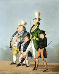 Prisene - full pris, halv pris, høy pris og lav pris, gravert av George Hunt, utgitt av Thomas McLean, 1827