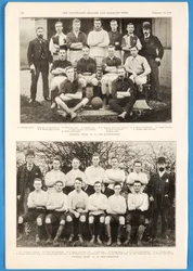 The Ravensbourne og The Connaught, fotballag omtalt i The Illustrated Sporting and Dramatic News, 13. februar 1892